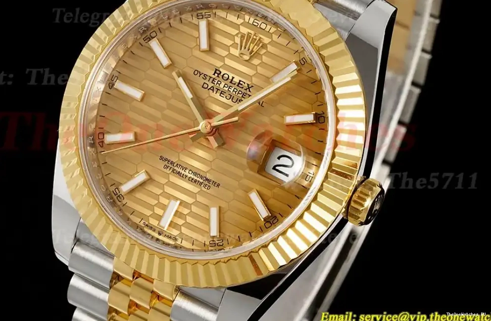 Gold Dial 41mm Jub ARF Textured SS 126333 SH3235 YG Datejust 0402